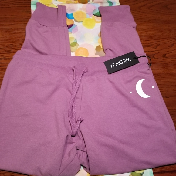 Wildfox Pants - NWT, WILDFOX Crescent Moon Jack Jogger
